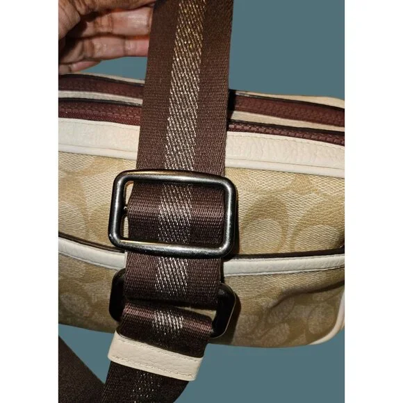 Coach x Guang Yu Vale Jes Signature Canvas Bag Crossbody Rexy Graffiti Art - Picture 7 of 16